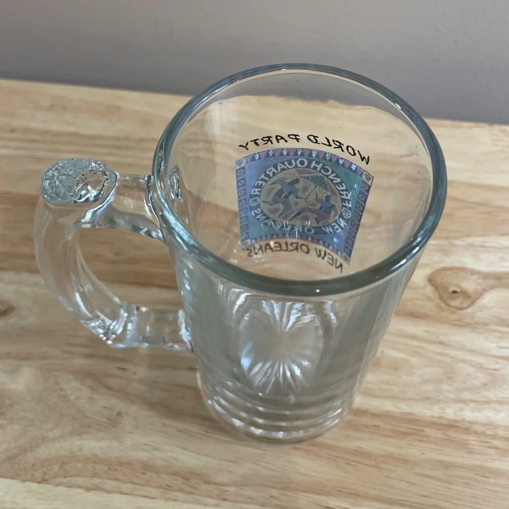 Vintage Beer Mug New Orleans French Quarter World Party
